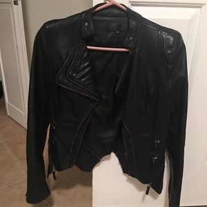 Shalang Faux Leather Jacket